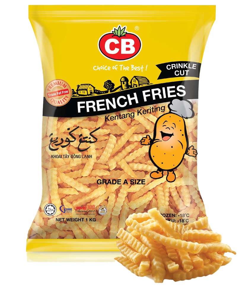 CB Grade A Crinkle Cut F/Fries 曲型薯条