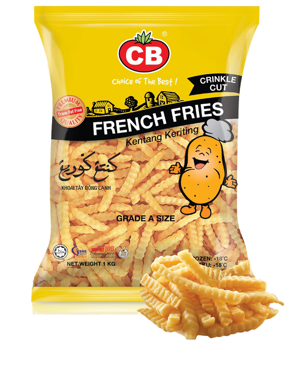CB Grade A Crinkle Cut F/Fries 曲型薯条