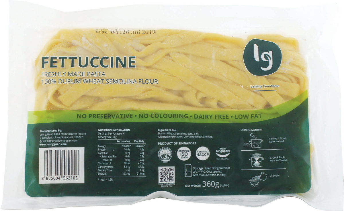 Fettuccine 360g Fresh Pasta