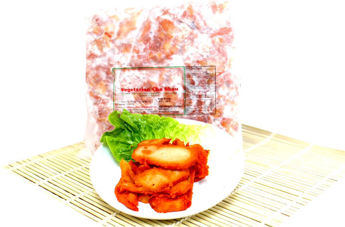 VEG cha siew 1kg 素叉烧片