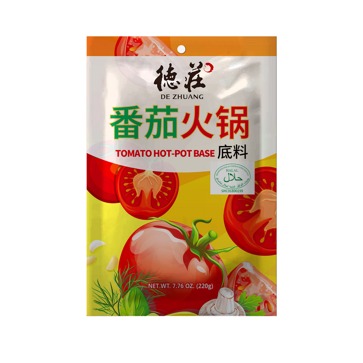De Zhuang TOMATO HOT-POT BASE 德荘番茄火锅底料
