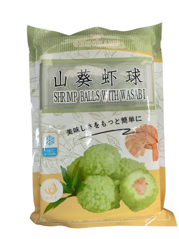 SHRIMP BALLS WITH WASABI 山葵虾球