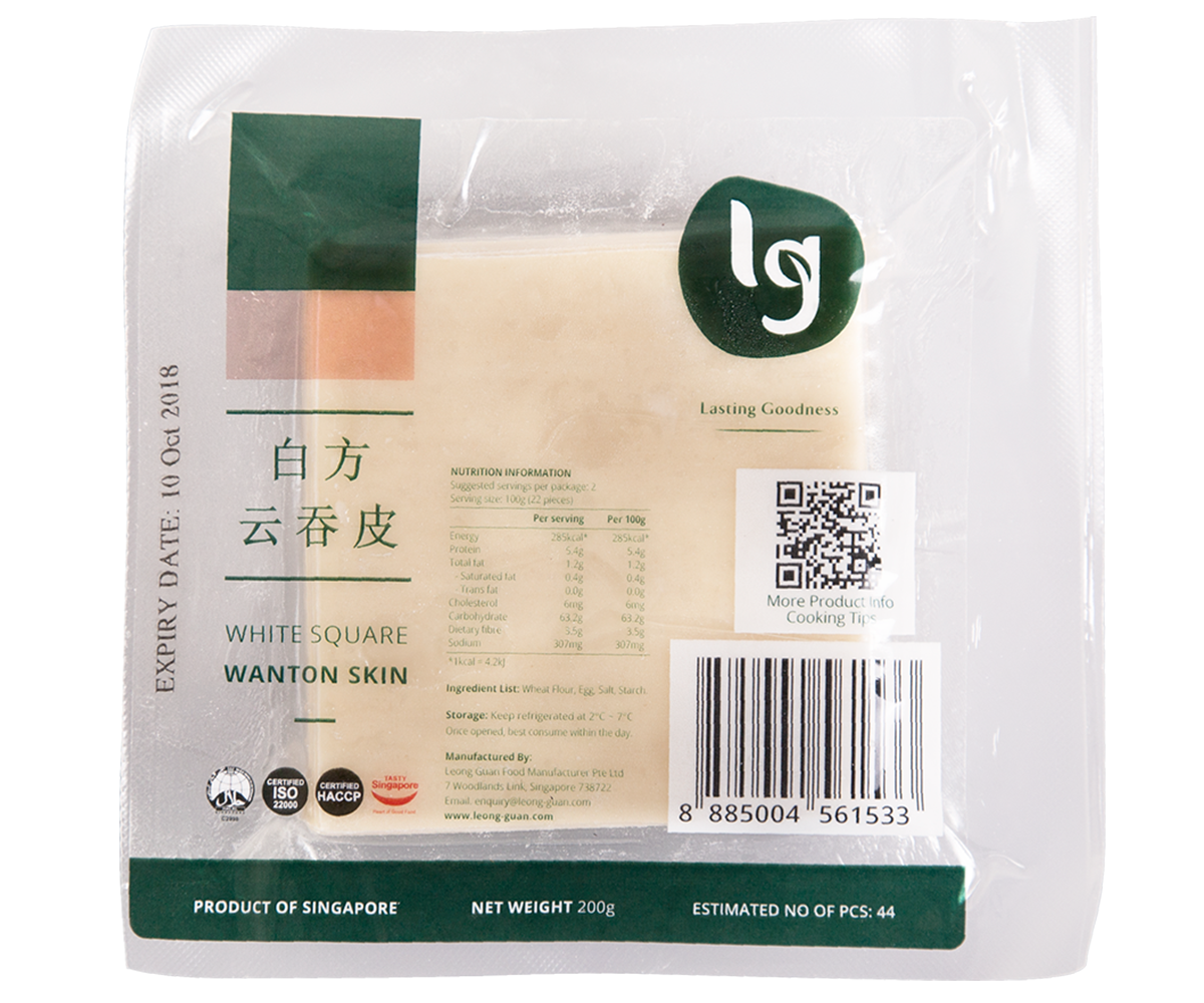 White Square Wanton Skin 白方云吞皮